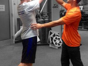 Michael O. action photo