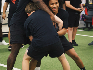 Dezmon D. action photo