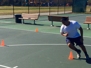 Allen L. action photo