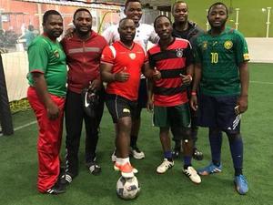 Emmanuel Kongnyuy action photo