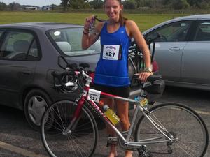 Ashley T. action photo