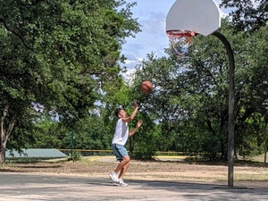 Isaiah S. action photo