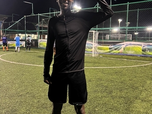 Joseph Mubanga action photo