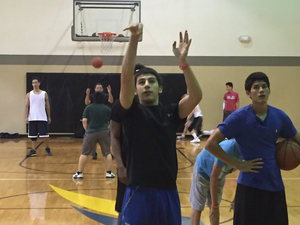 Coach Omar L. action photo