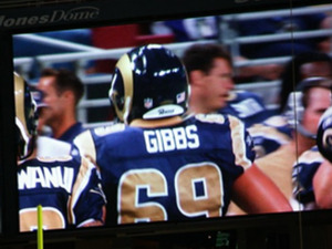 Joe Gibbs action photo