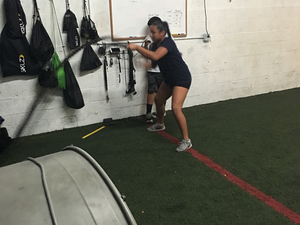 Coach Fred F. action photo