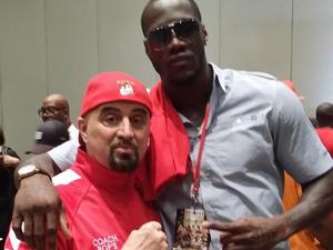 Coach Tony Hloros action photo