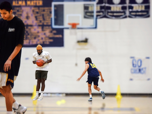 Isaac D. action photo