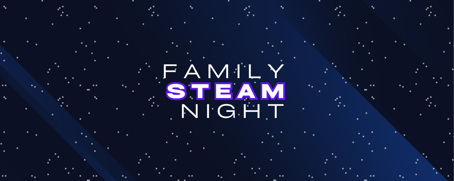 a black background with a sweeping deep blue swath in the middle with hundreds of small gray and white pixels across the image like stars