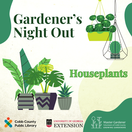 poster with houseplants