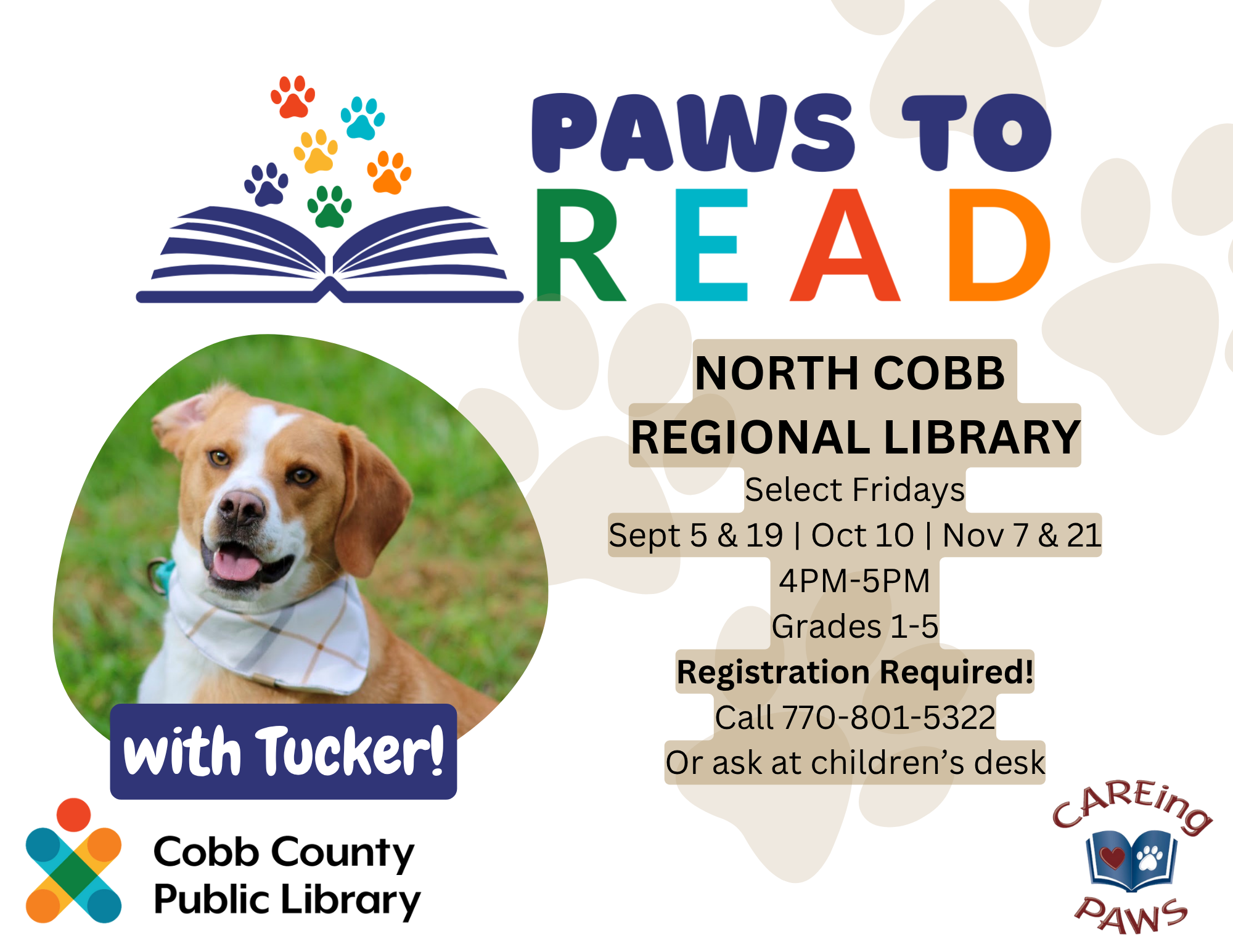 Paws to Read with Tucker