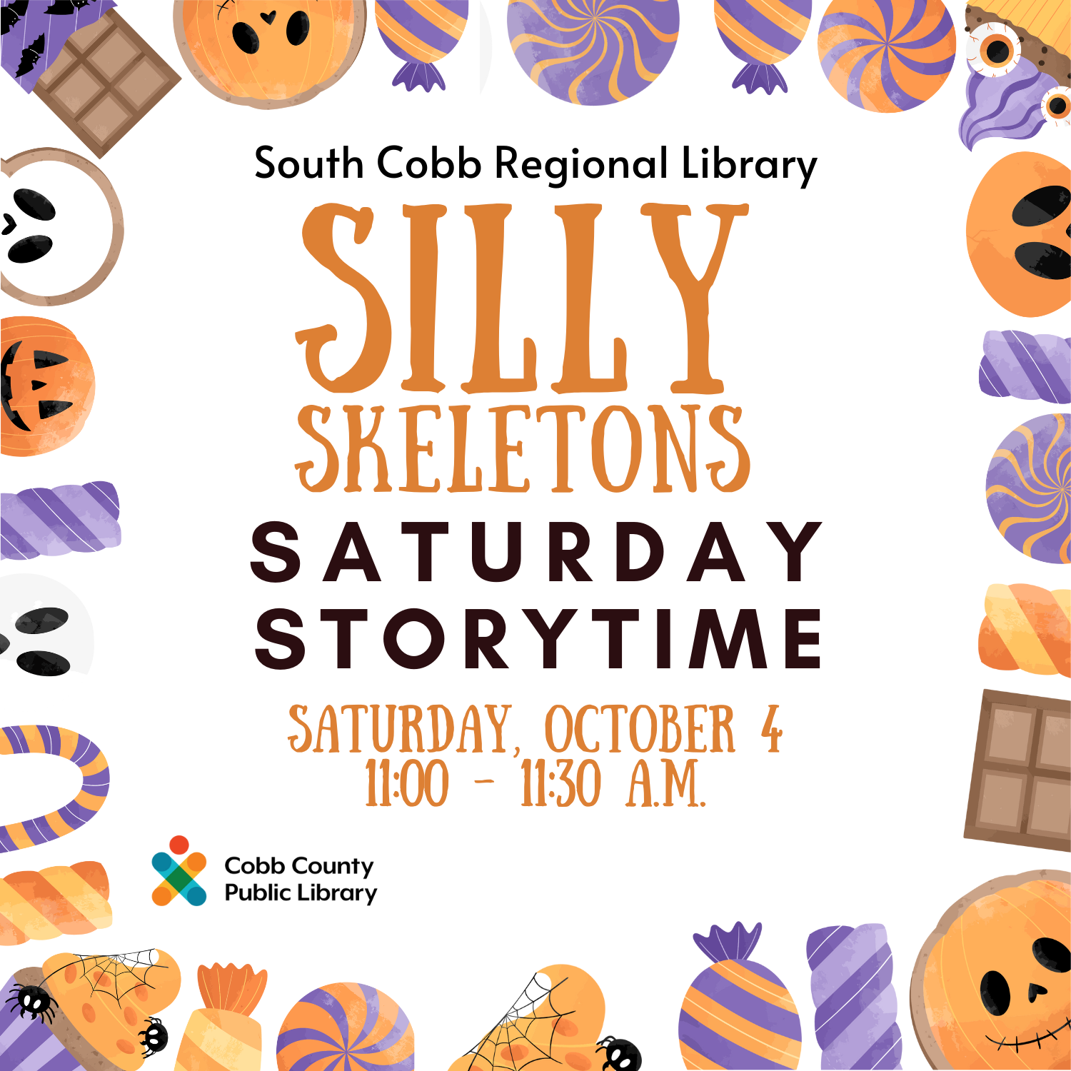 Silly Skeletons Saturday Storytime