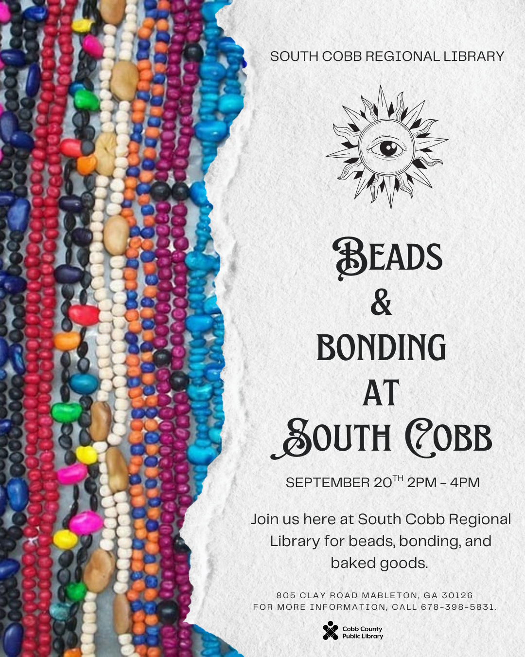 multicolored bead strands hanging on a white back ground