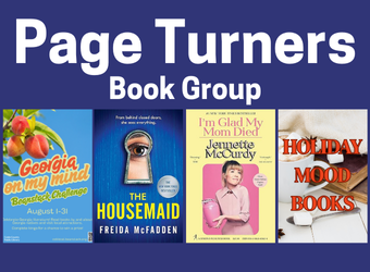 Images of book covers for book club titles