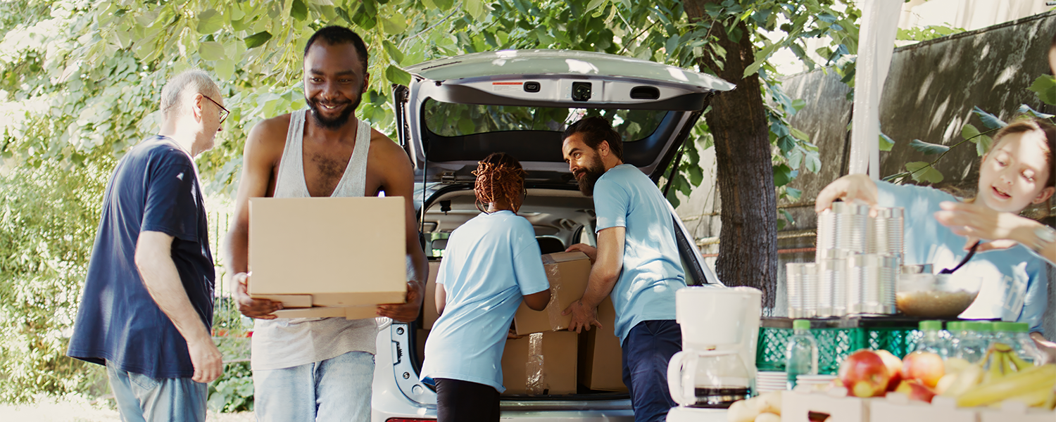 picture of food distribution effort