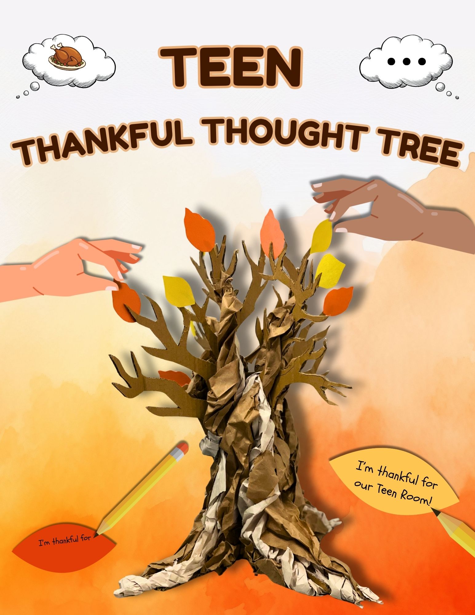 Teen Thankful Thoughts Tree (Passive Program) | Cobb County Georgia