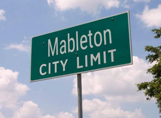 Mableton City Limit Sign