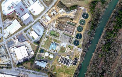 Aerial shot of the South Cobb WRF