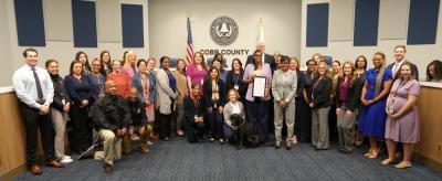 District attorney's office receives proclamation for Victims' Rights Week