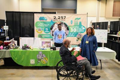 Eco Sneakers shares its mission at the Cobb County Sustainability Forum & Expo 2025