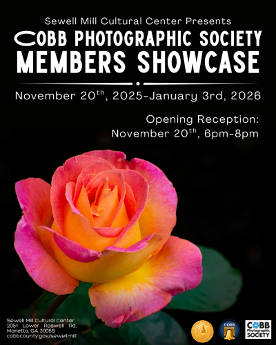 Cobb Photographic Society Member Showcase Flyer