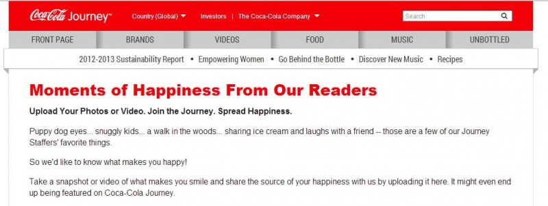 Share your moment of Happiness!