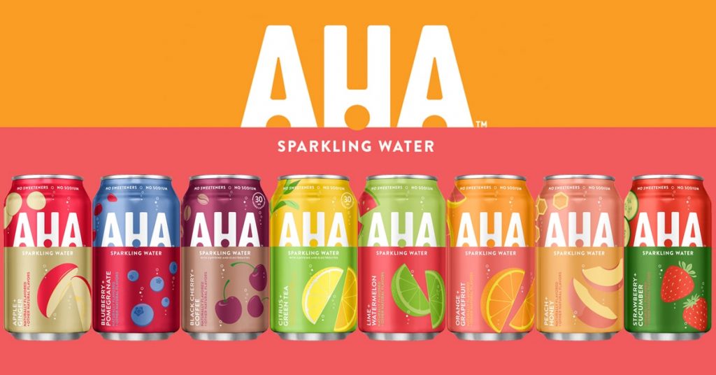 Cans of each of the new flavors