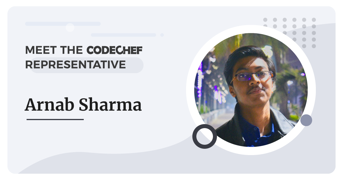 CodeChef Representative - Arnab Sharma