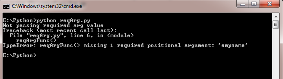 Missing required argument. Missing 1 required positional argument Python. Positional argument follows keyword argument Python. SYNTAXERROR: positional argument follows keyword argument.