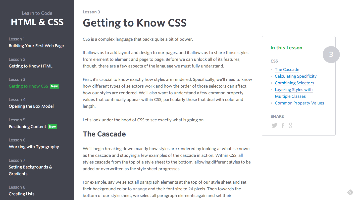 How do you learn CSS code?