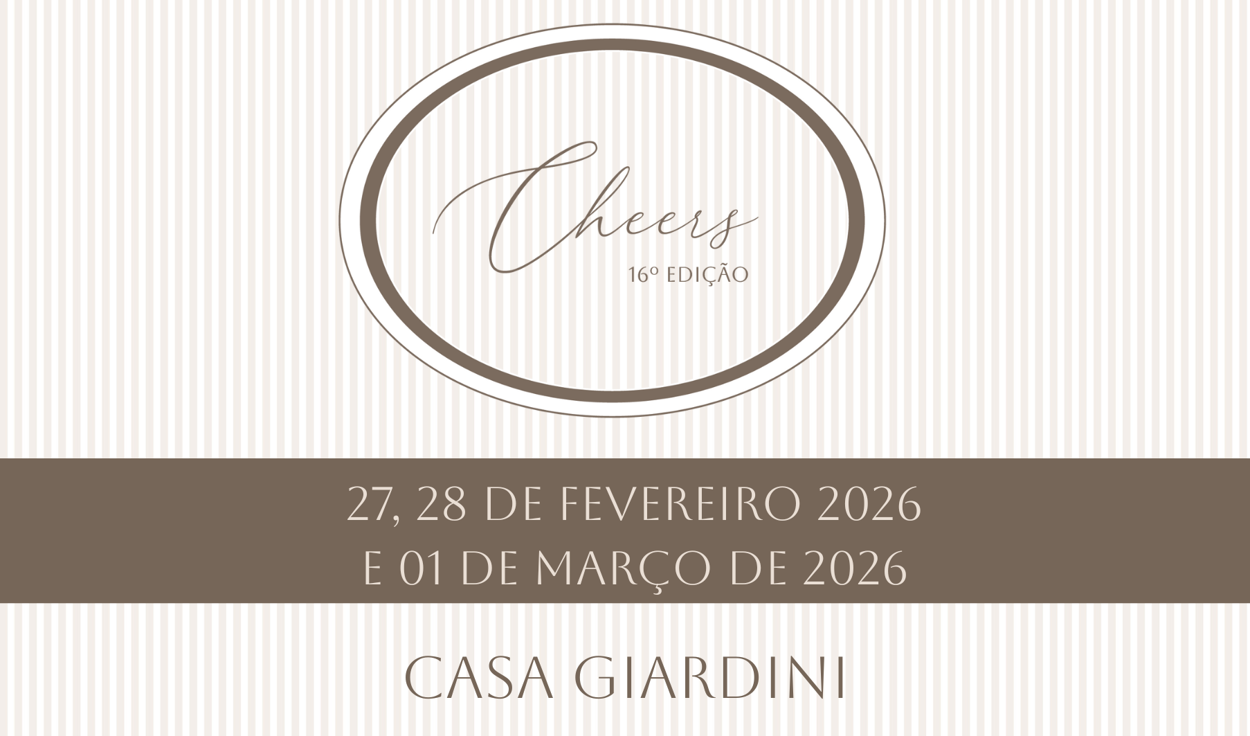 Cheers - 16ª Edição