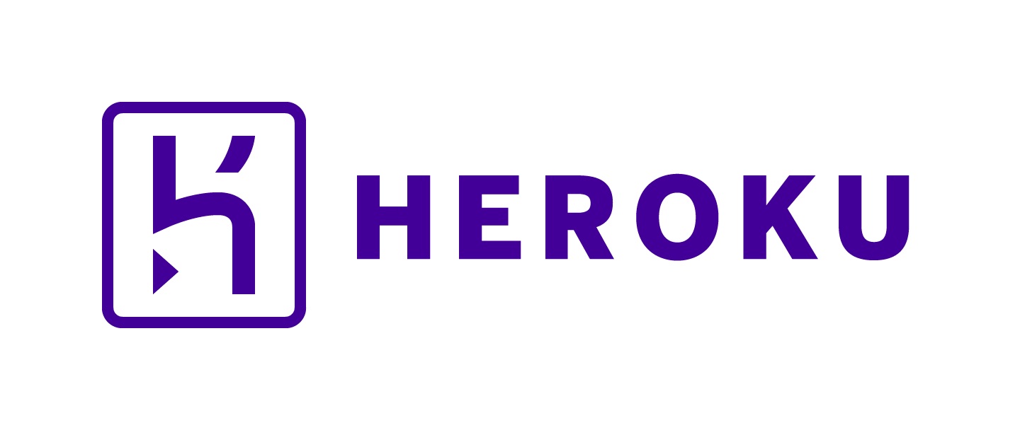 Heroku logotype horizontal purple