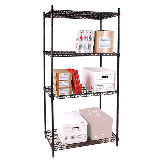 OfficeSource Heavy Duty Racks Wire Shelving Unit COE Distributing