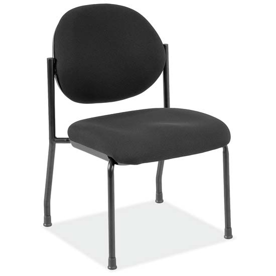 Armless Side Chair with Black Frame (2820GBLK) Thrifty Office Furniture
