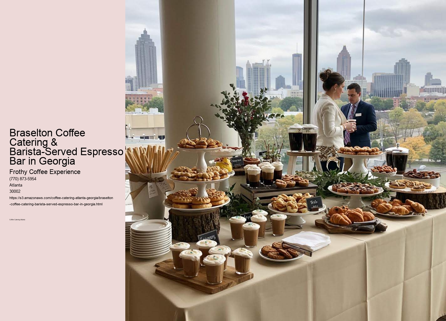 Braselton Coffee Catering & Barista-Served Espresso Bar in Georgia