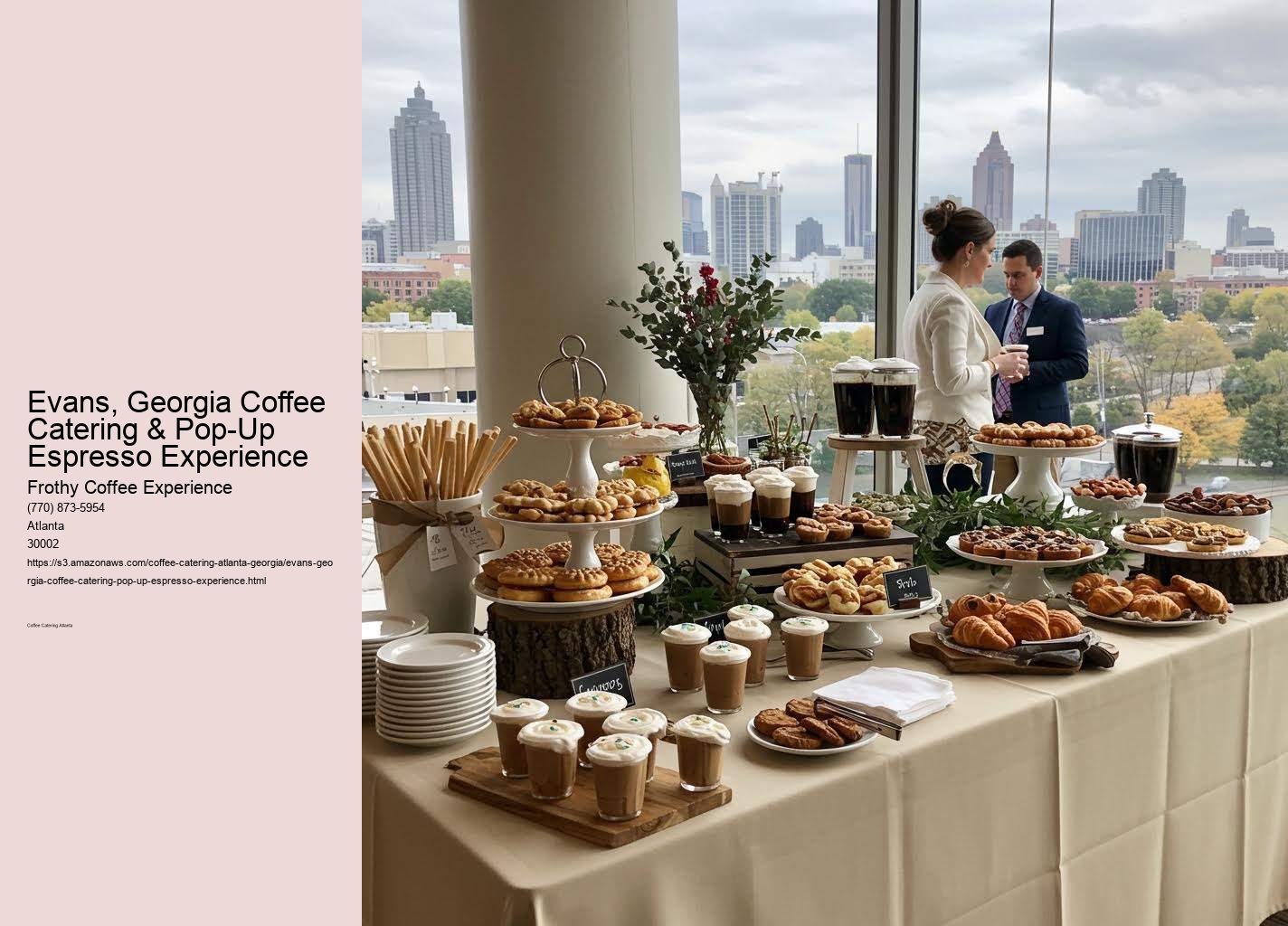 Evans, Georgia Coffee Catering & Pop-Up Espresso Experience