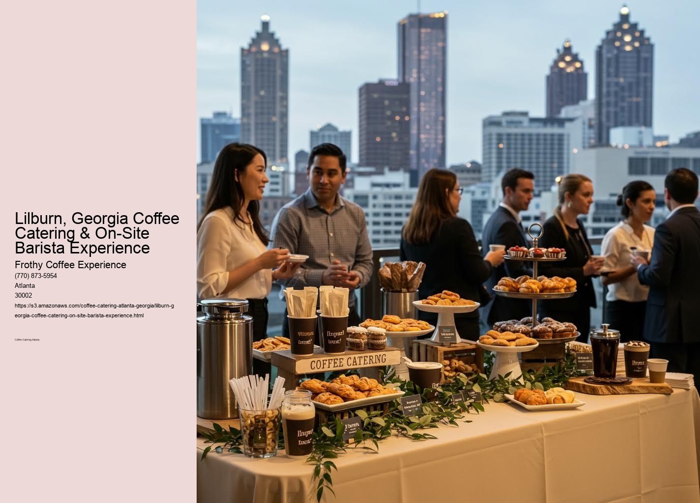 Lilburn, Georgia Coffee Catering & On-Site Barista Experience