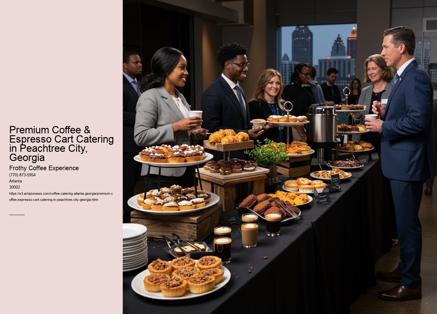 Premium Coffee & Espresso Cart Catering in Peachtree City, Georgia