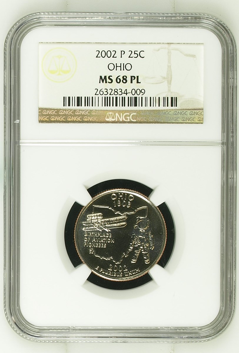 2002 P OHIO 25C MS | Coin Explorer | NGC