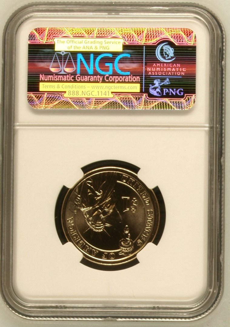 2008 D MARTIN VAN BUREN $1 MS | Coin Explorer | NGC