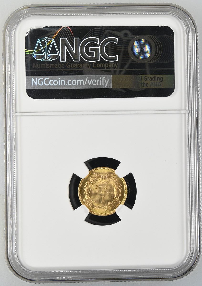 金 1883 G$1 MS | Coin Explorer | NGC