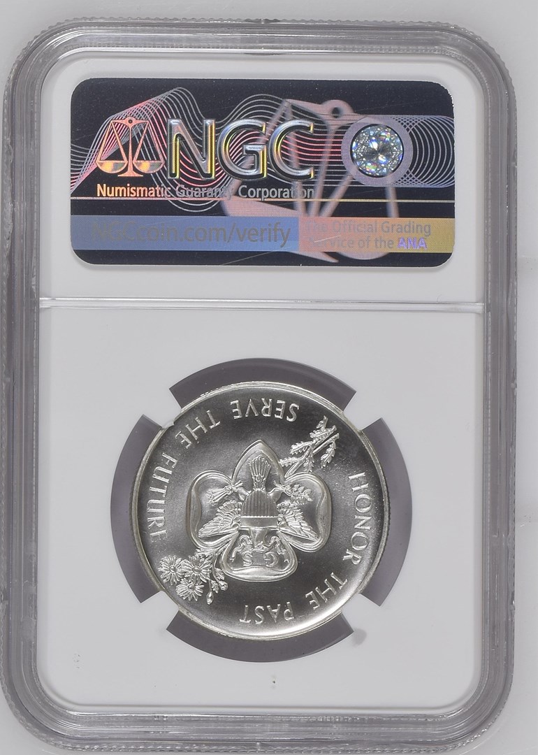 1962 SILVER GIRL SCOUTS GOLDEN ANNIV. SC50C MS | Coin Explorer | NGC