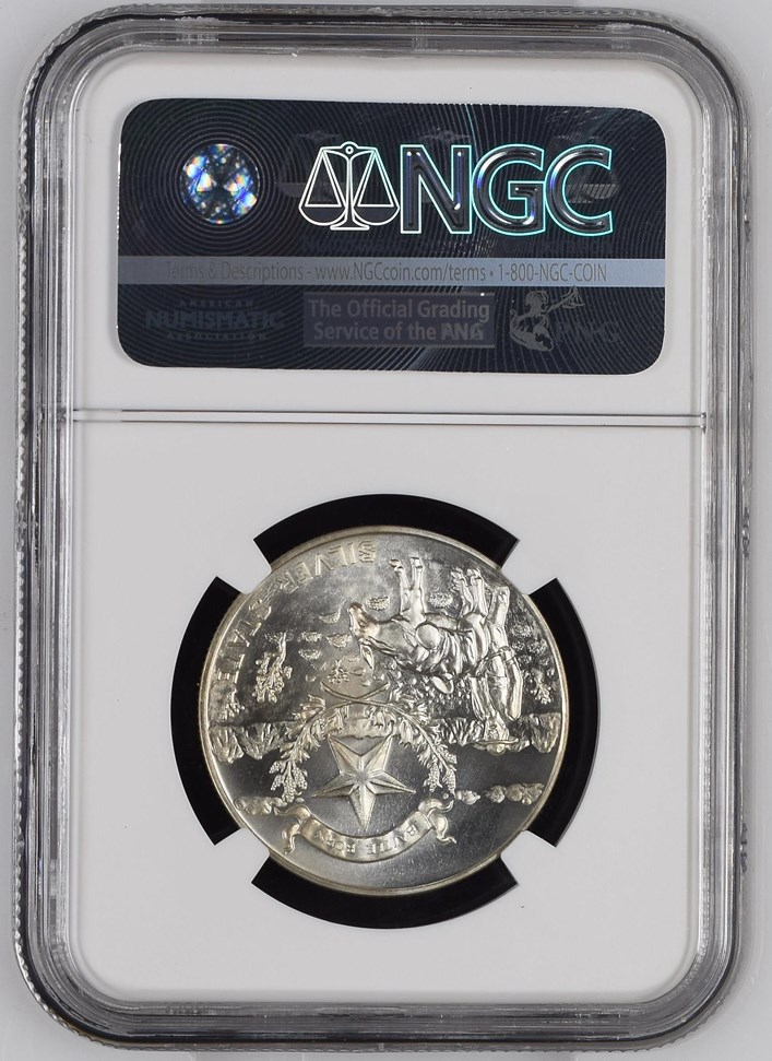 1964 SILVER NEVADA STATEHOOD 100th SC50C MS | Coin Explorer | NGC