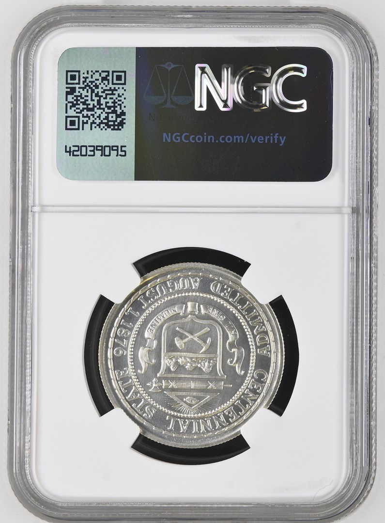 1976 SILVER COLORADO CENTENNIAL SC50C MS | Coin Explorer | NGC