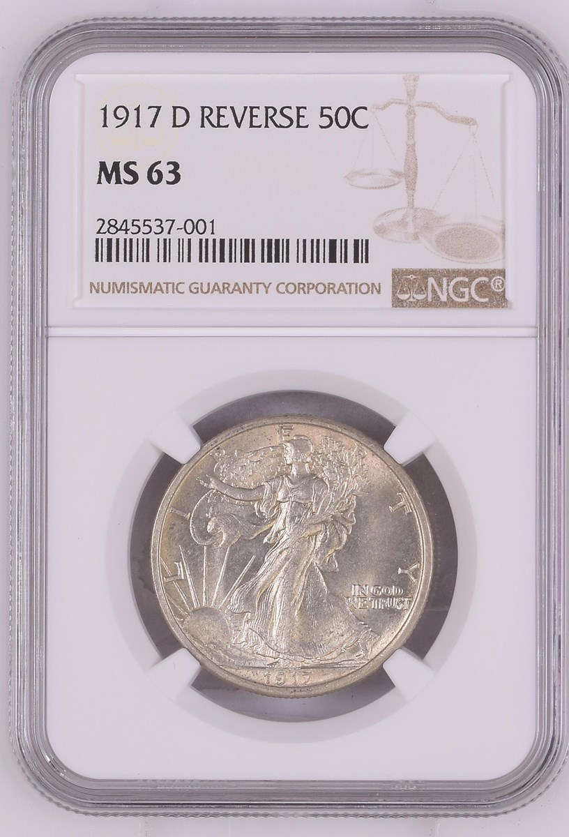 1917 D REVERSE 50C MS | Coin Explorer | NGC