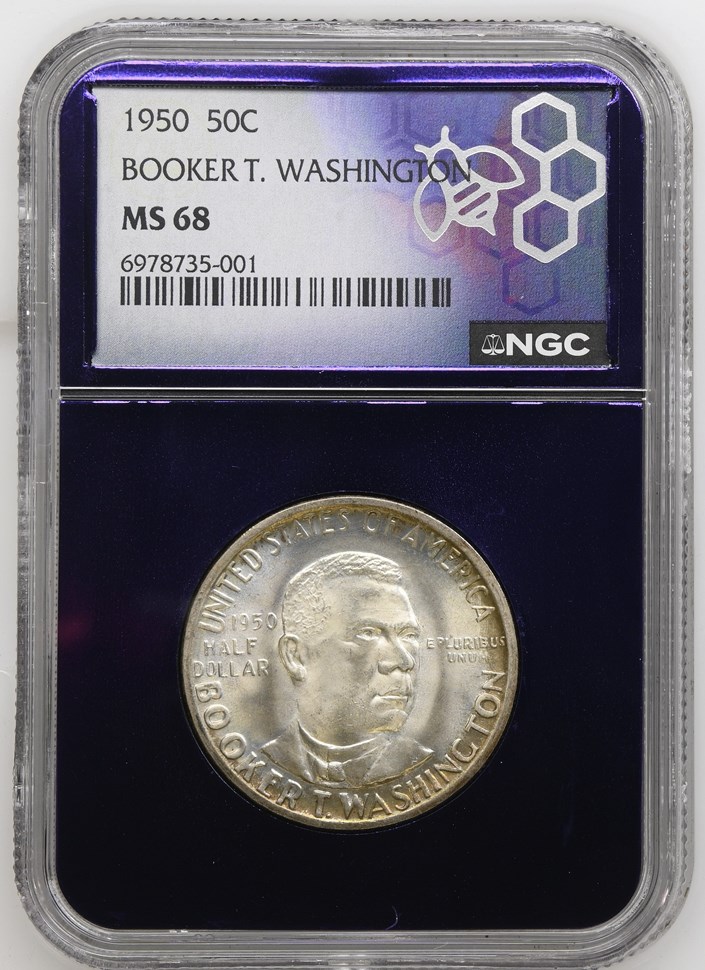 1950 BOOKER T. WASHINGTON 50C MS | Coin Explorer | NGC