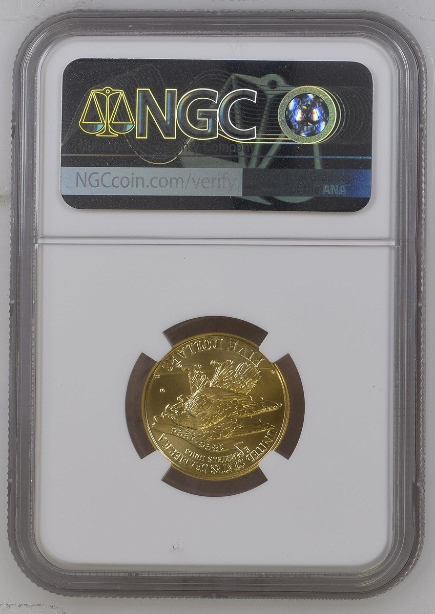 1995 W OLYMPICS - STADIUM $5 MS | Coin Explorer | NGC