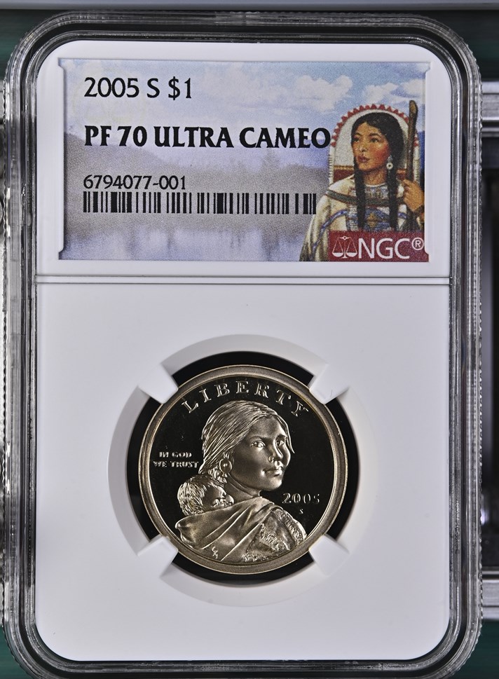 2005 S $1 PF | Coin Explorer | NGC
