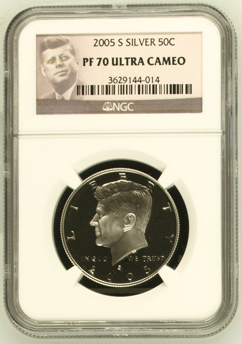 2005 S SILVER 50C PF | Coin Explorer | NGC