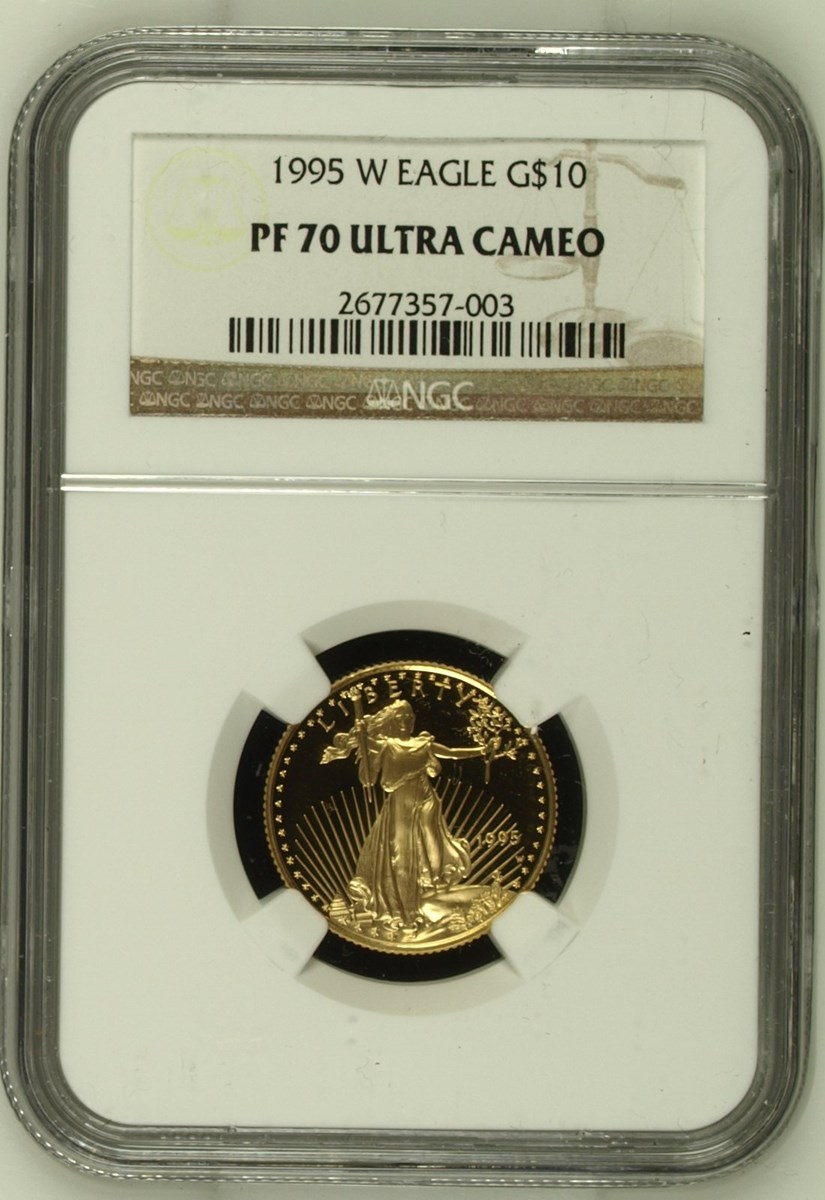1995 W EAGLE G$10 PF | Coin Explorer | NGC